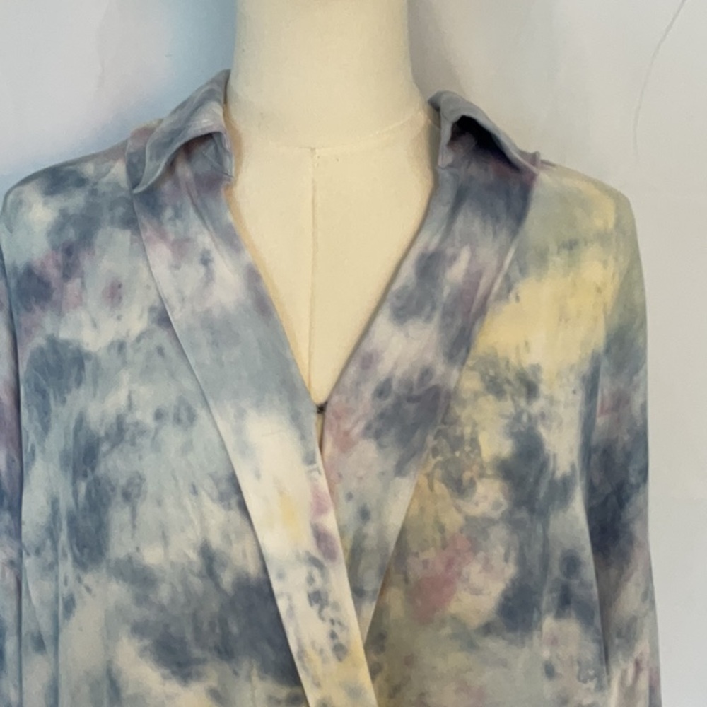 Young Fabulous and Broke Tie Dye faux wrap top size M - Picture 2 of 5
